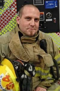 San Juan Island volunteer firefighter Michael Hartzell.