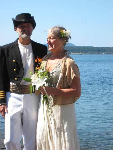 Phil Tate and Robin Meyer ... married Aug. 29 at Griffin Bay
