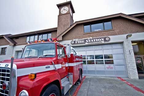 It's not consolidation -- at least not yet -- as the Town of Friday Harbor puts its fire department on the shelf and agrees ontract out for fire protection over the next five months.