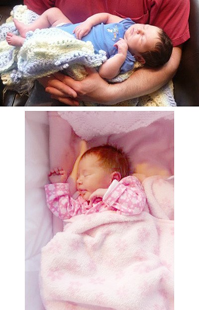 Top photo: Scott Henry Sears was born April 28
