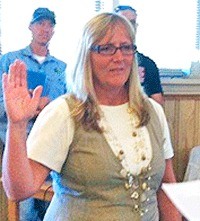 Newly appointed town treasurer