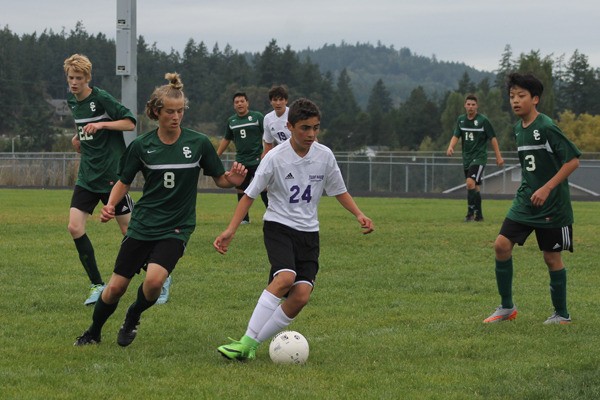 The Friday Harbor boys soccer team had a 7-1 victory over Shoreline Christian Sept. 19