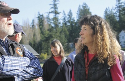 National Monument manager Marcia deChadenedes is the star attraction at a ‘meet-and-greet’ in Friday Harbor