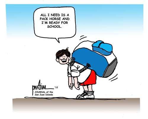 Back to school: a 'weighty' enterprise