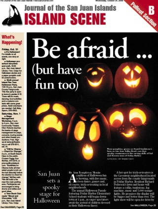The Island Scene section in this week's Journal of the San Juan Islands' has your guide to Halloween fun — as well as What's Happening