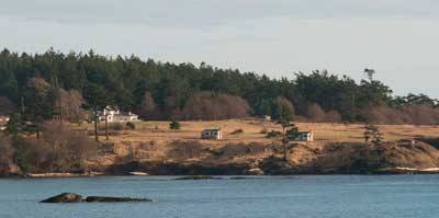 A view of the waterfront at the former Mar Vista resort after trees and vegetation along the shoreline were removed