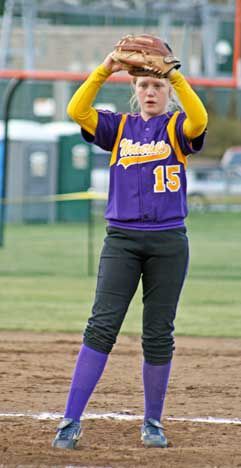 Freshman Jean Melborne collected win No. 1 of her high school career with two innings of solid relief as the Wolverines edged by South Whidbey in a 9-8 victory Wednesday at home.