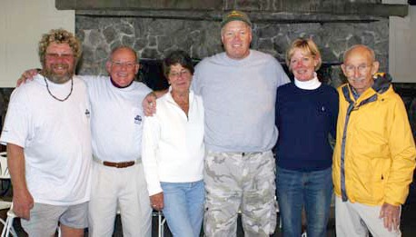 The Einar Nielsen/Becky Barr Fishing Derby Committee. From left