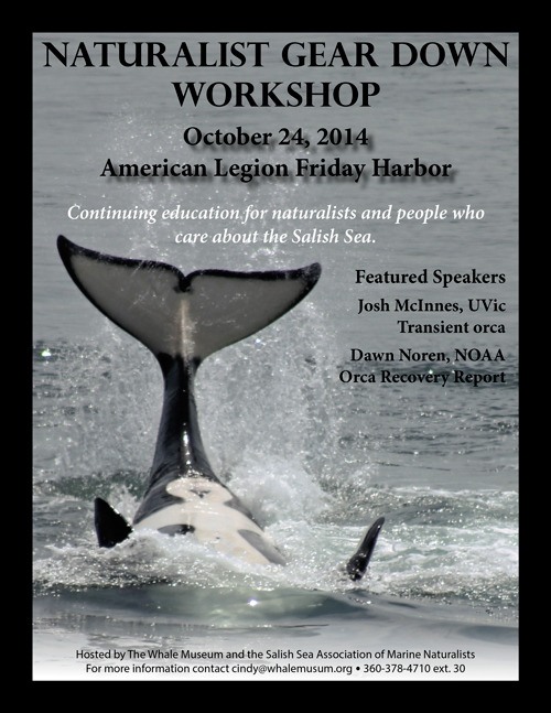 The annual Marine Naturalist Gear-Down will be at the American Legion meeting room.