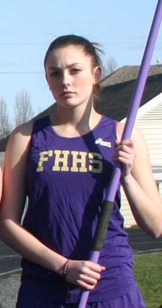 Kayla Short ... places seventh in track at state track meet.