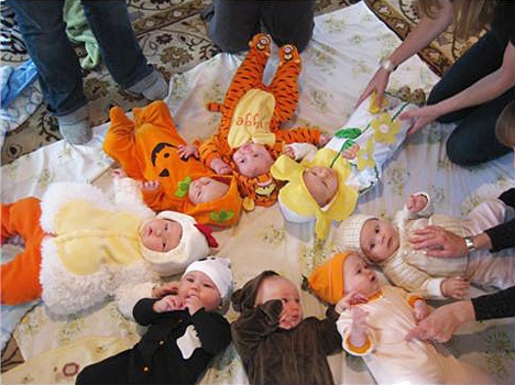 Local babies were decked out in their Halloween finest for the Family Resource Center's Halloween party