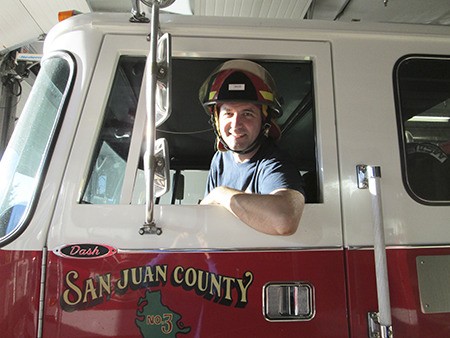 San Juan Fire & Rescue Lieutenant Jason Wood