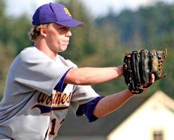 Senior Gabe Lawson pitched four innings without giving up an earned run in the Wolverines 5-3 win April 18 at 1A Coupeville. Lawson struck out 11 in five innings in a 12-2 rout at home April 21 over league rival Concrete.