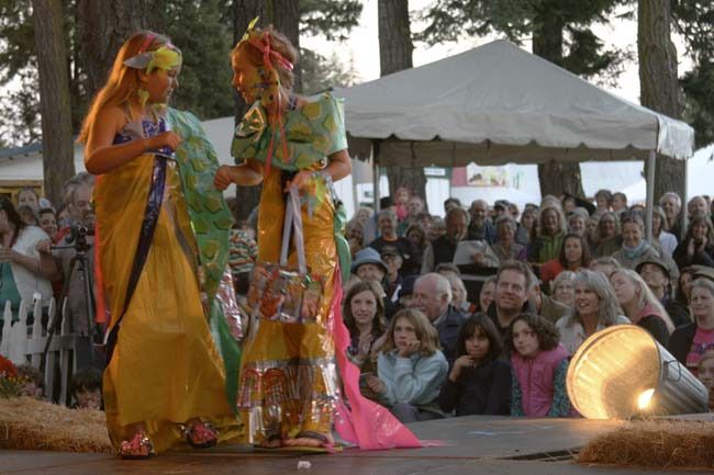 A scene from the 2011 Trashion Fashion Show.
