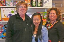 The all-female staff of the Toy Box