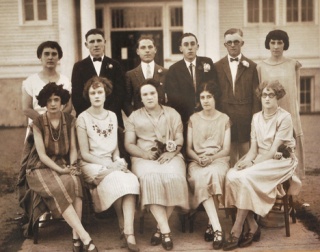 Friday Harbor High School's Class of 1925. See more historic class photos in Jeri's Mall.
