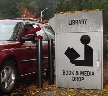 It's easy and convenient to check out and to return books at San Juan Island Library
