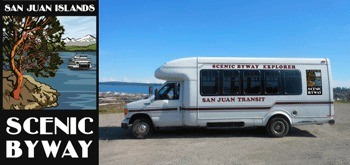 Climb onboard the Scenic Byway bus and explore the San Juan Islands at half the price this summer with a free companion pass.