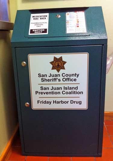 Unwanted medications or drugs can be discarded at any of six locations in San Juan County. Drop-off boxes