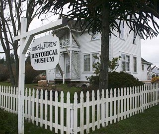 The San Juan Historical Society's King Farmhouse is the venue for the Silver Tea and Quilt Show