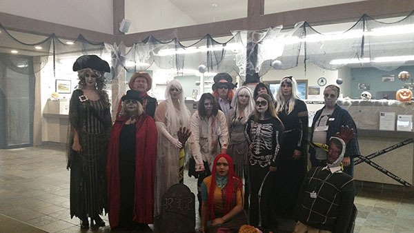 Halloween at Islanders Bank.