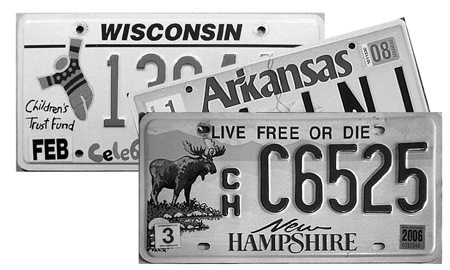In one month Peggy Butler has seen license plates from 38 different states