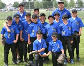 Friday Harbor's U10 All Stars: Back row