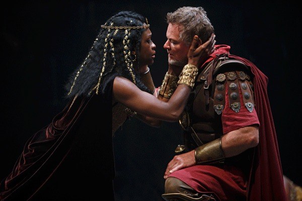 Geraint Wyn Davis plays Mark Antony and Yanna McIntosh is Cleopatra.