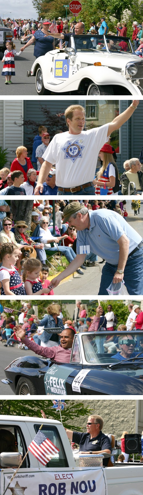 San Juan County Sheriff's candidates on parade