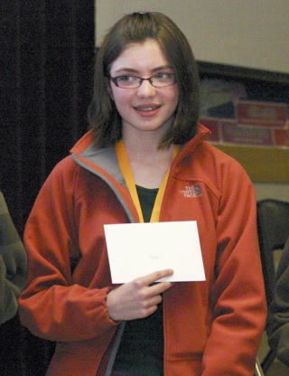 Kasey Rasmussen ... Friday Harbor Middle School student will compete in the state Geography Bee for the second consecutive year.