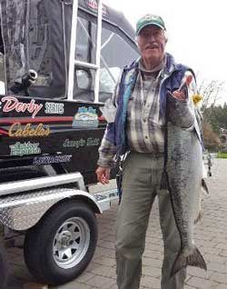 2013 Roche Harbor Salmon Classic winner Pete Nelson
