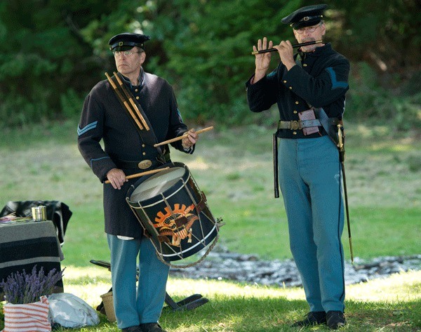 Chris Day and Dennis Lawler provided fife and drum music.