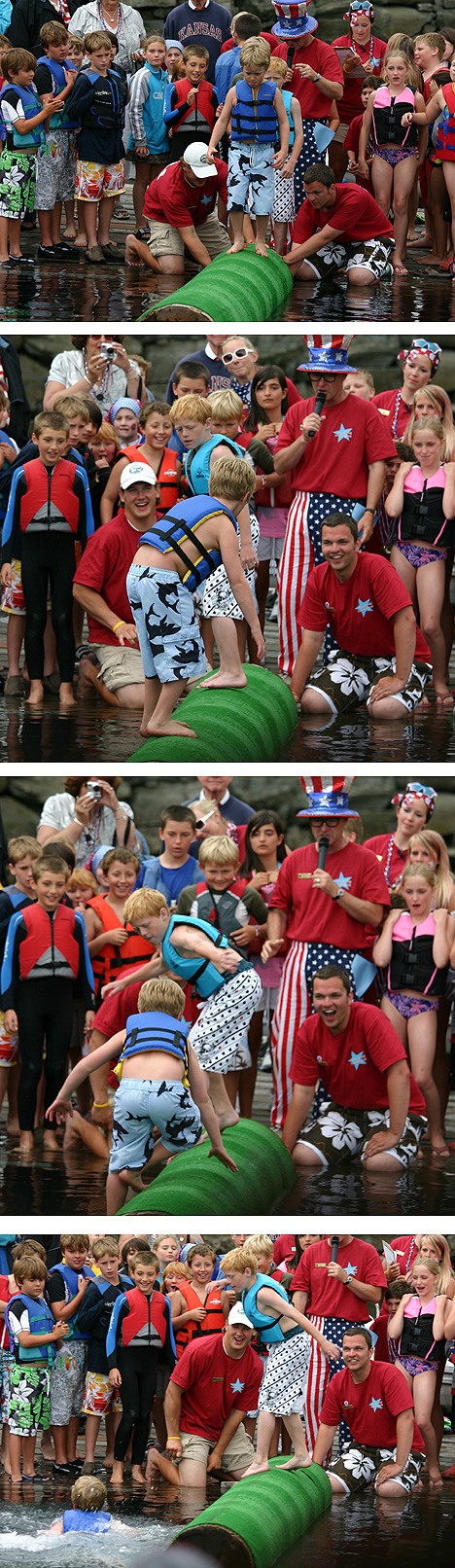 The log-rolling contest