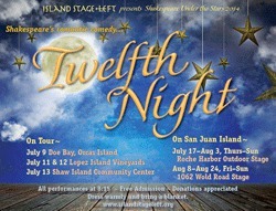 Island Stage Left presents 'Twelfth Night' in its 2014 production of 'Shakespeare Under the Stars