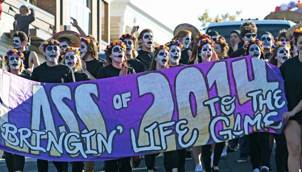 Members of the Friday Harbor High School Class of '14 donned a 'zombie-look' in last year's Homecoming parade. What will the students think of next? Find out Friday
