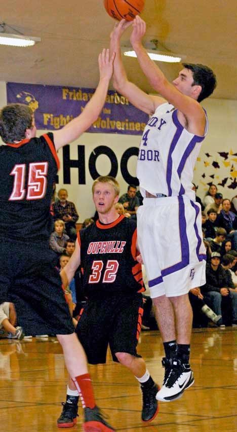 Senior Tanner Buck scored a team-high 16 points in the Wolverines' 78-51 win over Darrington