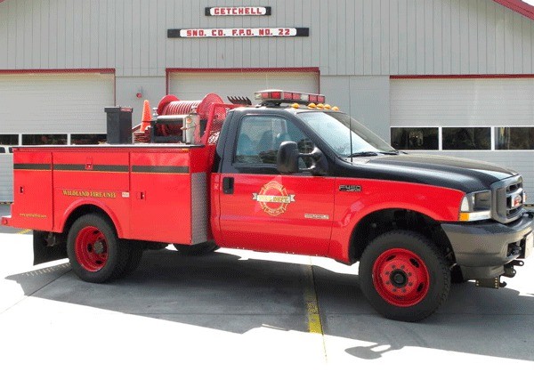 San Juan Island Fire Rescue's new Brush 332 truck