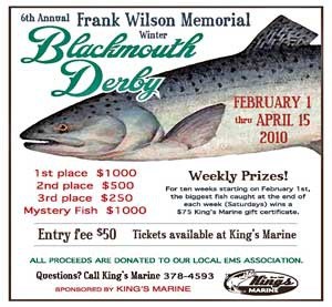 It's that time again... the annual Frank Wilson Memorial Winter Blackmouth Derby