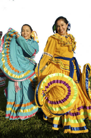 Members of Ballet Folklorico Sol Azteca will perform at the Spring Showcase Friday