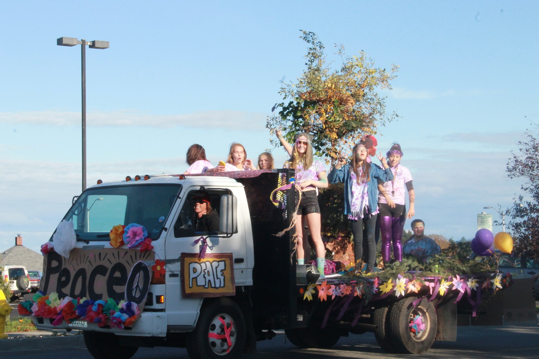Friday Harbor High School homecoming parade-show