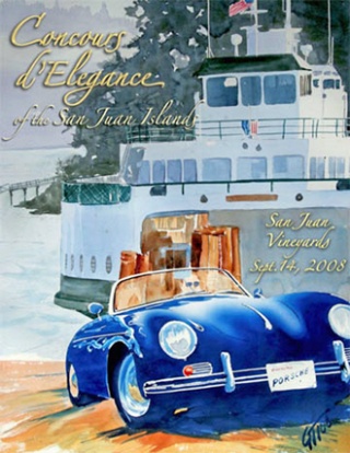 Gary Mathews is the artist behind this year’s Concours d’ Elegance poster.