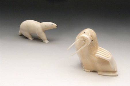 Artic Raven owner Lee Brooks recently returned from the Saint Lawrence Island in the Bering Sea with  fossilized whalebone