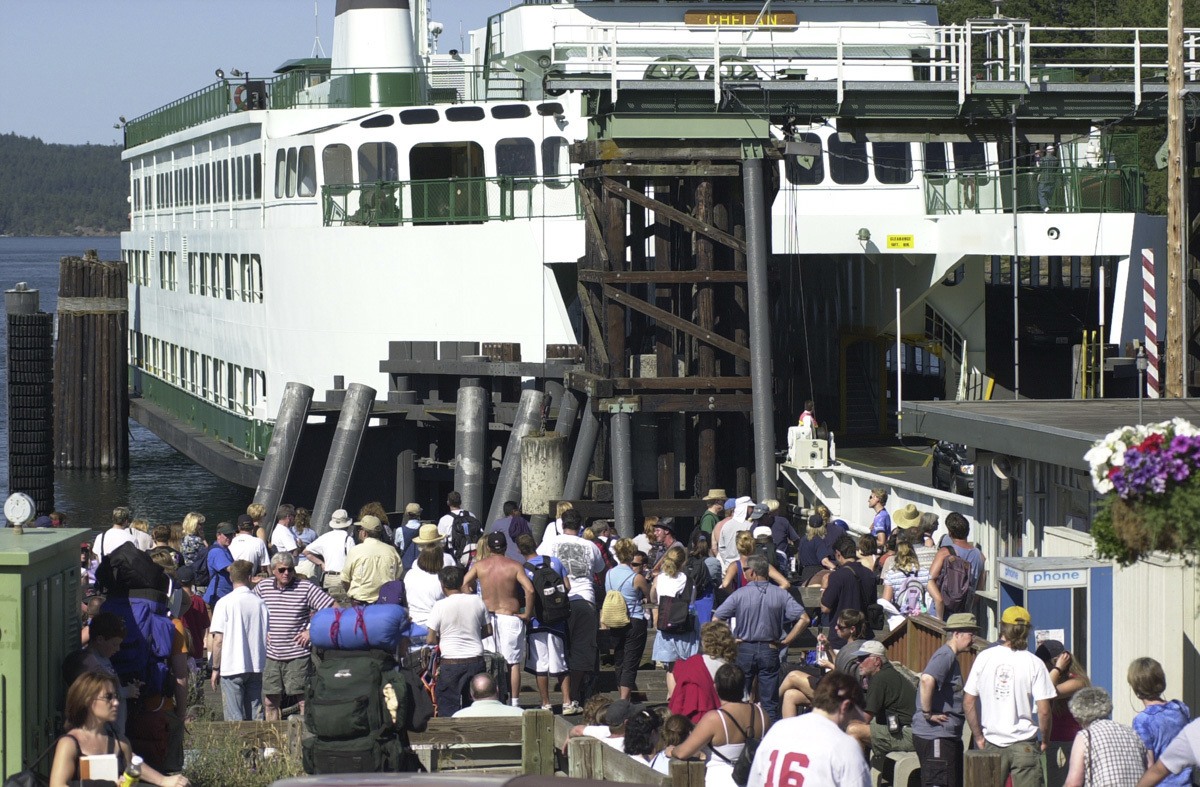 Ferry riders fume about 30-minute rule
