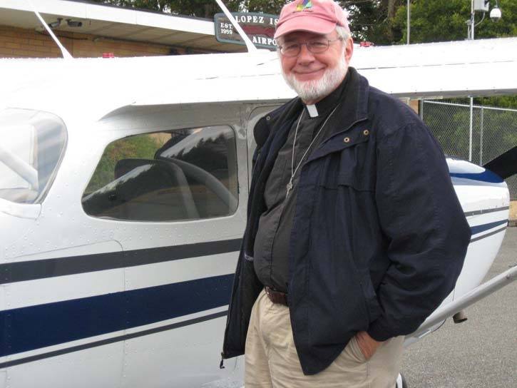 The “flying’ Pastor John Lindsay is now retiring.