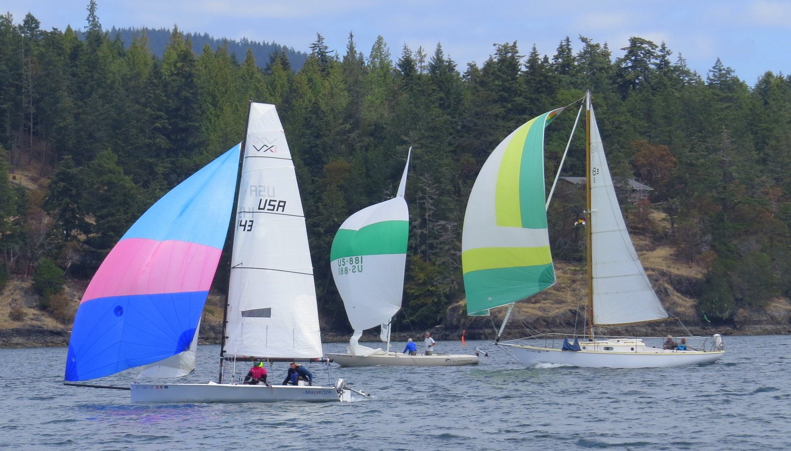 Forty-three boats finish Shaw Island race