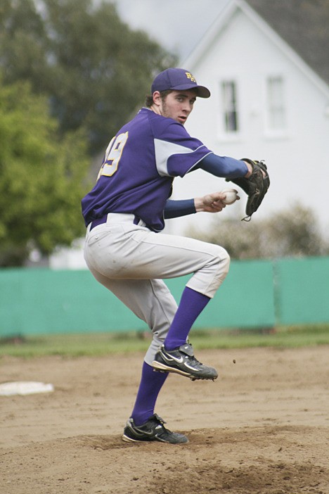 Friday Harbor’s Shawn Cutting  scattered seven base hits and notched the win in leading the Wolverines to a 6-4 victory over Nooksack Valley