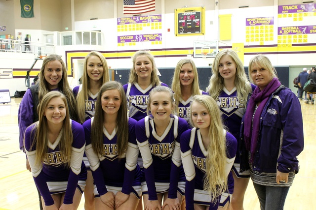 Staff photo/ Anna V. SmithBack row left to right: Co-captain Sis Baker