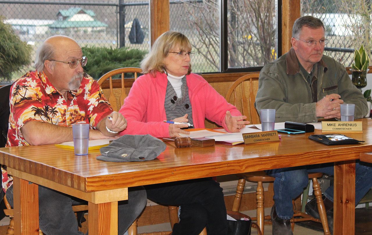 Staff photo/Hayley Day                                The Jan. 13 special port meeting lasted about 15 minutes.