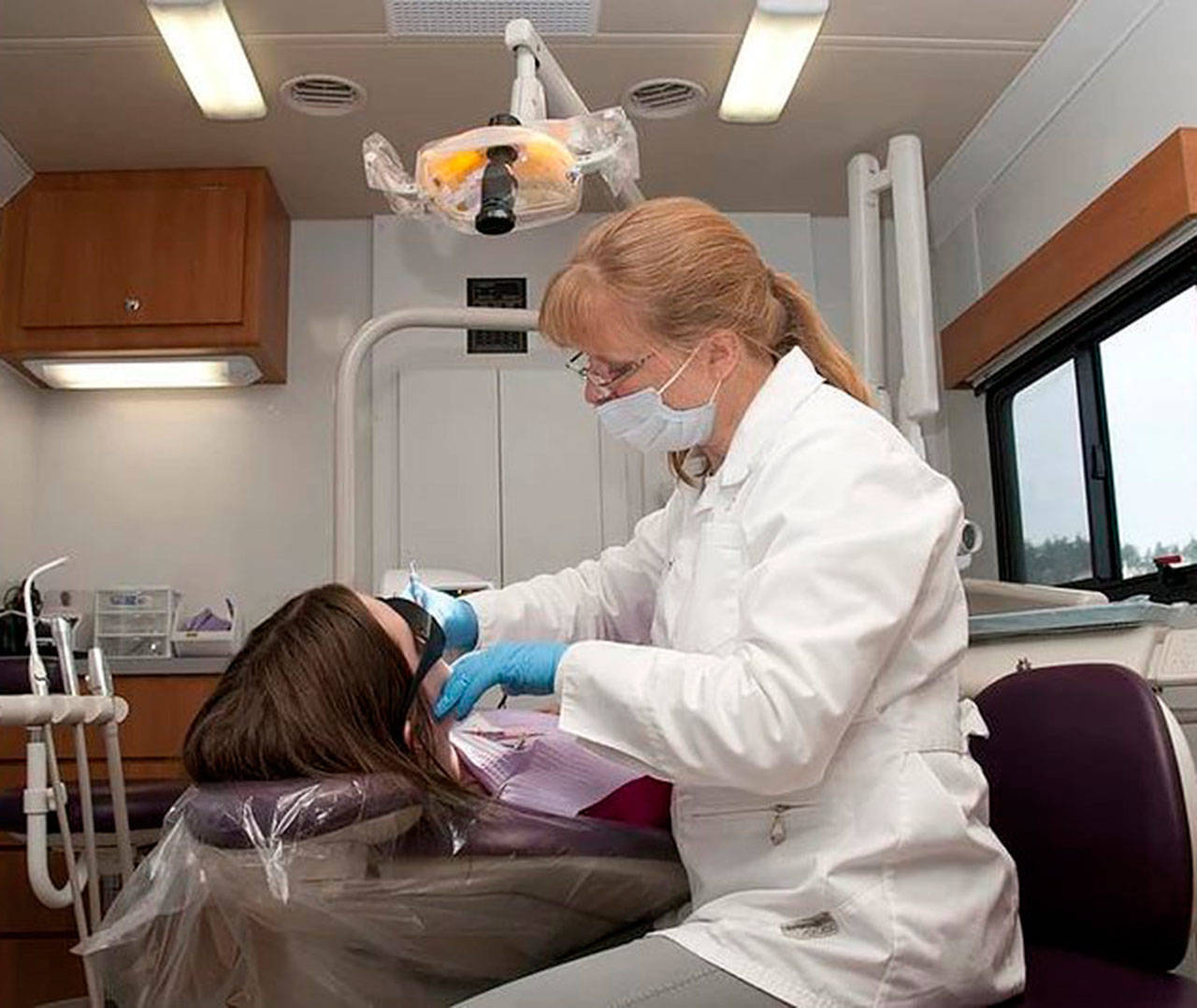 Contributed photo/Fish for Teeth                                Fish for Teeth sponsors a mobile dental van for two-day dental clinics on San Juan Island, three times a year.
