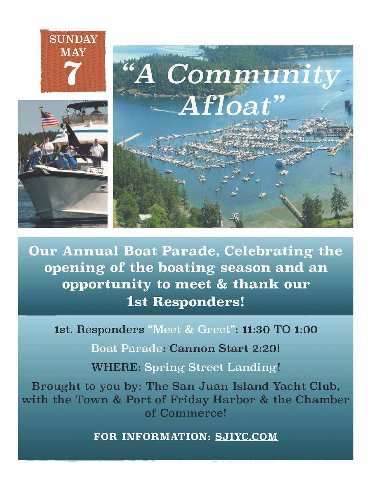 Friday Harbor Opening Day Boat Parade offers first responder meet-and-greet